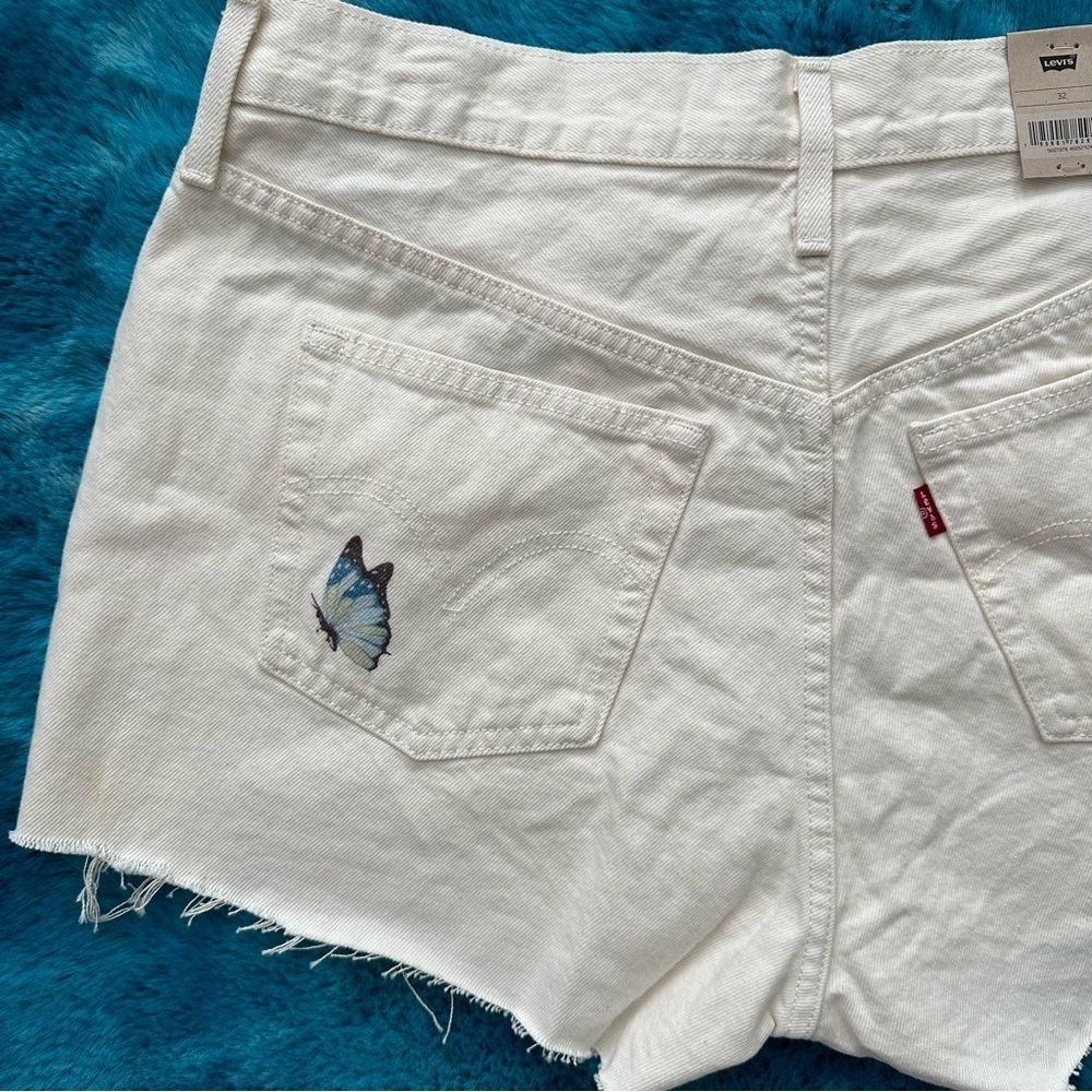 LEVI'S Women's 501 Cotton High-Rise Denim Shorts Size 32 - Picture 6 of 16
